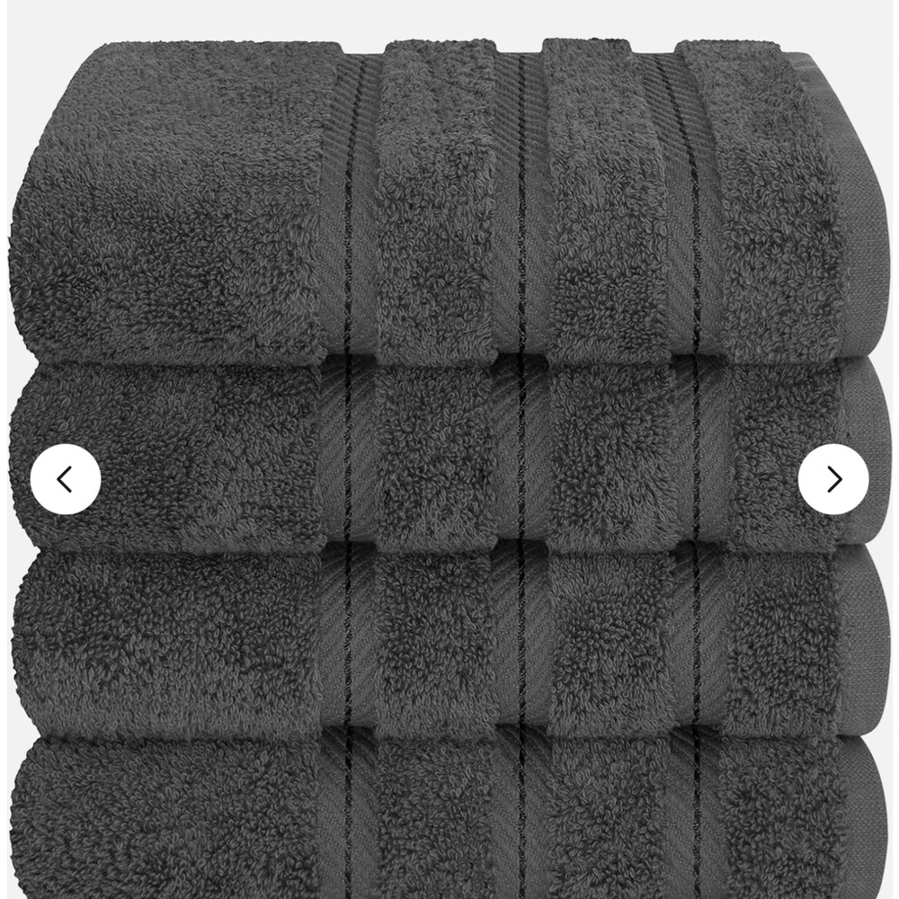 COPY - American Soft Linen 6 Piece Luxury Hand Towel Set.  100% Turkish Cotton.…